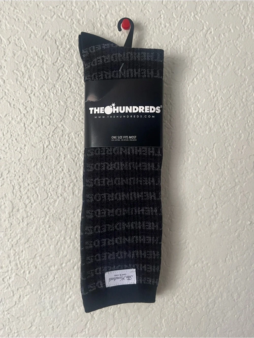 NWT The Hundreds Men's Black Polar Socks